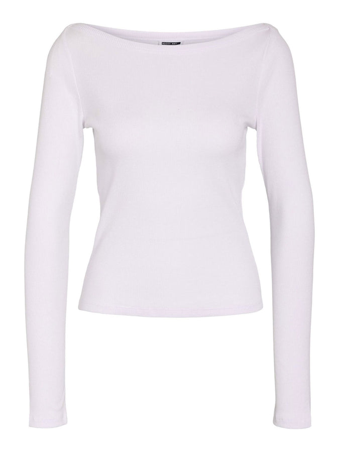 Noisy May Maya Long Sleeve T-Shirt Fall 2026 | BRIGHT WHITE