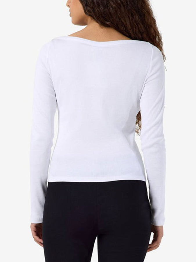 Noisy May Maya Long Sleeve T-Shirt Fall 2026 | BRIGHT WHITE