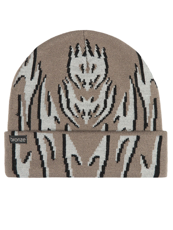 Bronze Tribal Sport Beanie | GREY