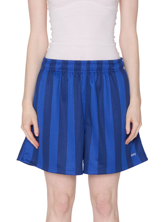 Obey Bounds Mesh Stripe Shorts Spring 2026 | BLUE (BLU)
