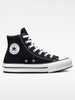 Converse CTAS Platform Hi Black/White/Black Shoes