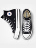 Converse CTAS Platform Hi Black/White/Black Shoes
