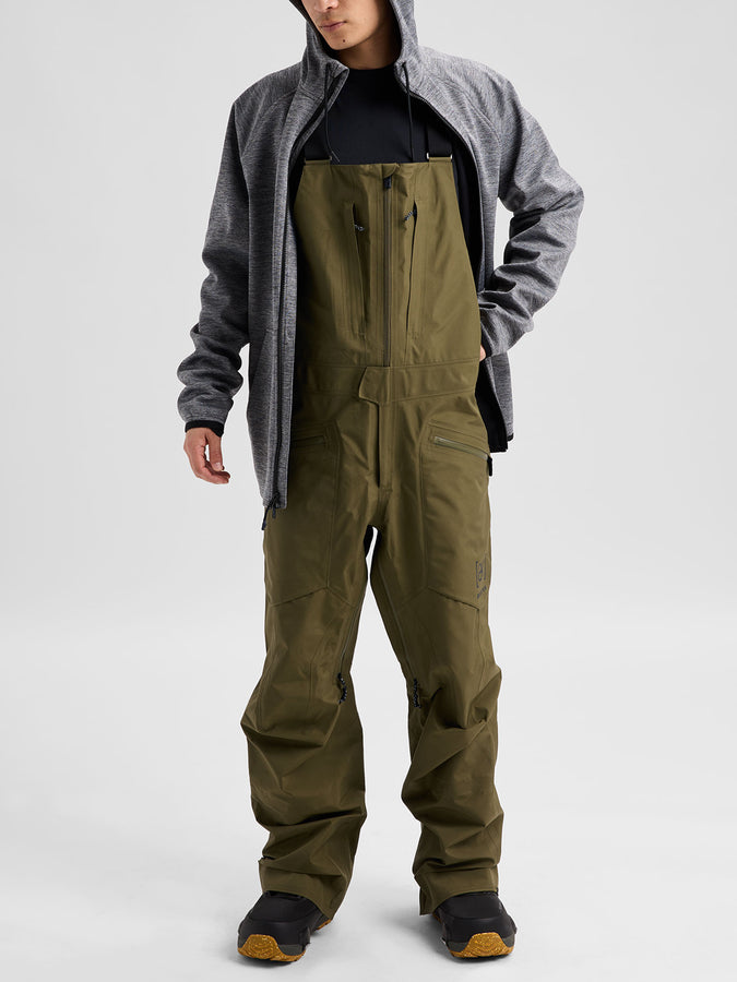 Burton [ak]® Freebird GORE‑TEX 3L Stretch 2027 – Shell Bib | DRIED MOSS (E7N)