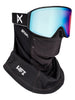 Anon M4 Cylindrical Black/Prcv Blue + MFI Face Mask Goggle