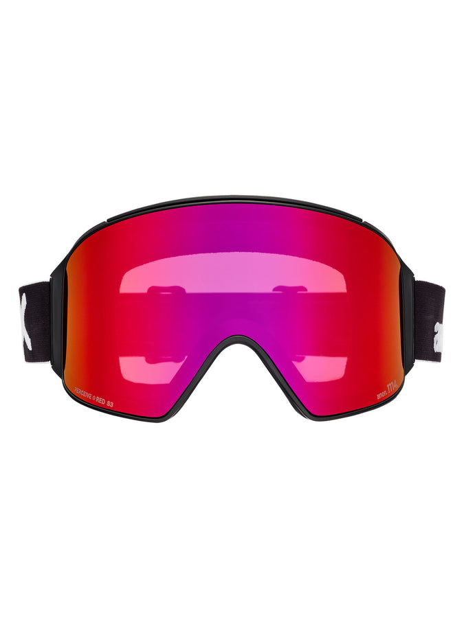 Anon M4 Cylindrical Blk/Prcv Sunny Red + MFI Face Mask Goggle | BLACK/PRCV SUNNY RED (Z58)