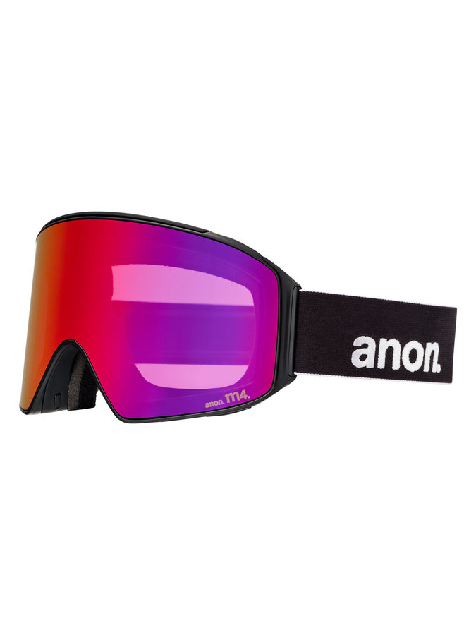 Anon M4 Cylindrical Blk/Prcv Sunny Red + MFI Face Mask Goggle | BLACK/PRCV SUNNY RED (Z58)