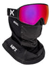 Anon M4 Cylindrical Blk/Prcv Sunny Red + MFI Face Mask Goggle