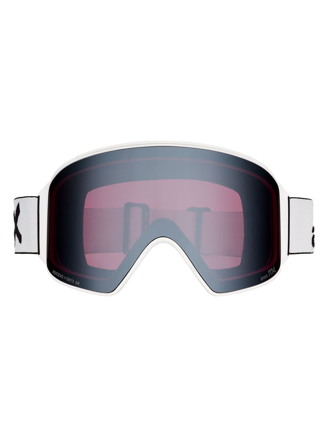 Burton M4 Cylindrical White/Prcv Onyx + MFI Face Mask Goggle | WHITE/PRCV SUNNY ONYX (Z59)