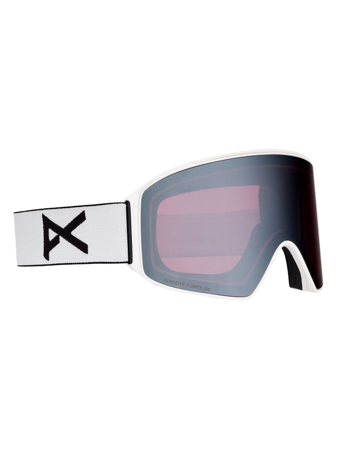 Burton M4 Cylindrical White/Prcv Onyx + MFI Face Mask Goggle | WHITE/PRCV SUNNY ONYX (Z59)