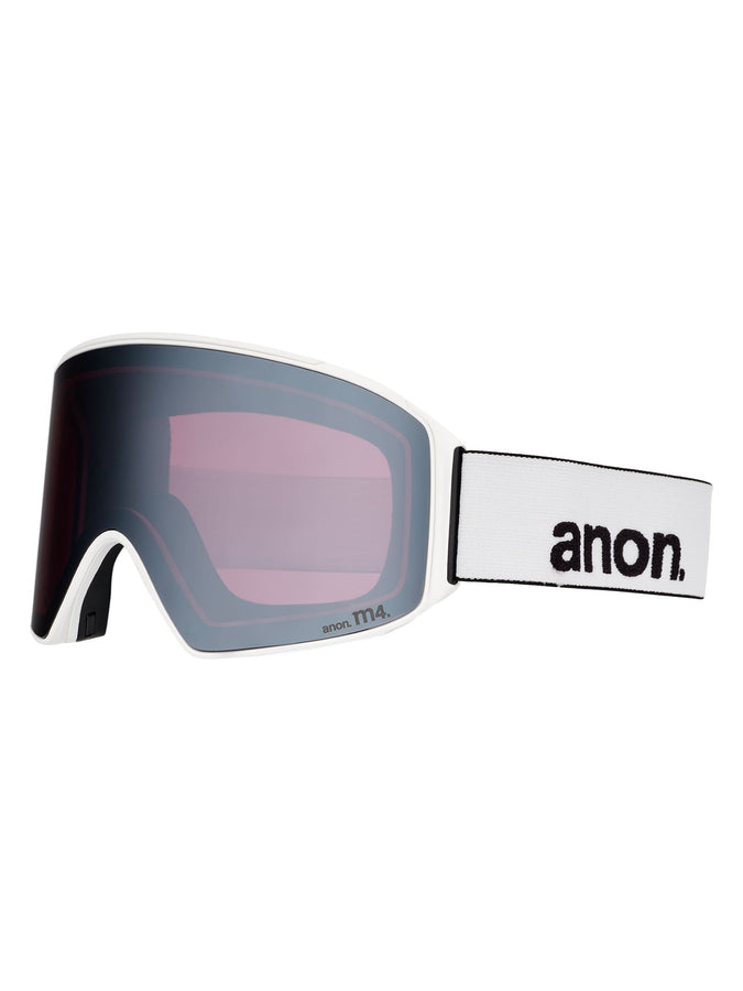 Burton M4 Cylindrical White/Prcv Onyx + MFI Face Mask Goggle | WHITE/PRCV SUNNY ONYX (Z59)