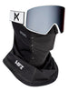 Burton M4 Cylindrical White/Prcv Onyx + MFI Face Mask Goggle