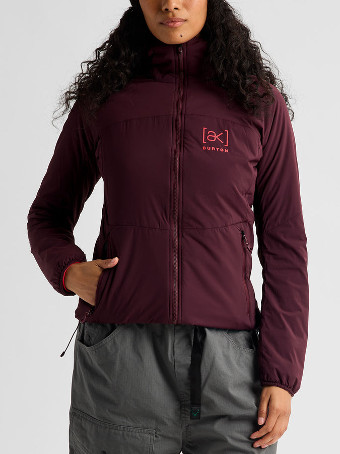 Burton [ak] Helium Hooded Stretch Insulated 2027 Jacket | RUM RAISIN (FAK)