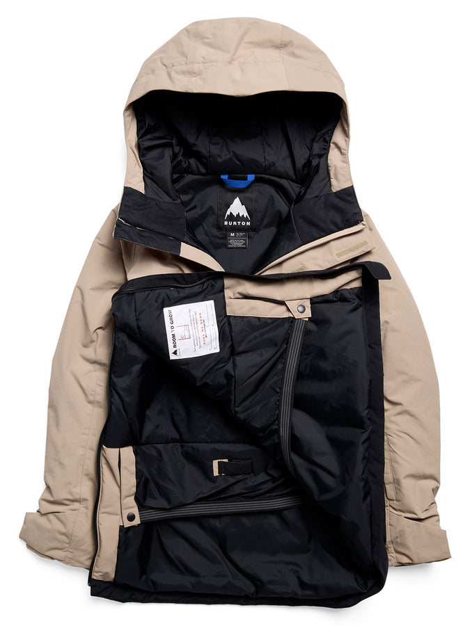 Burton Frostner 2L Anorak 2027 – Youth Insulated Jacket | SUMMIT TAUPE/TRUE BLACK (E2Y)