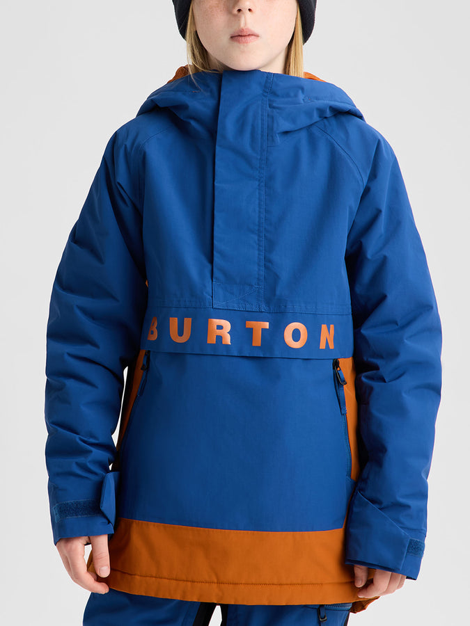 Burton Frostner 2L Anorak 2027 – Youth Insulated Jacket | TWILGHT BLUE/SPICED CHAI (E3K)