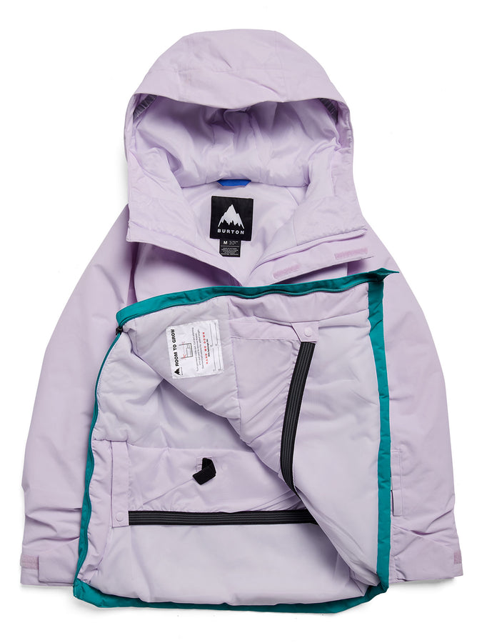 Burton Frostner 2L Anorak 2027 – Youth Insulated Jacket | MOONDST PRPLE/PACFC TEAL (E8L)