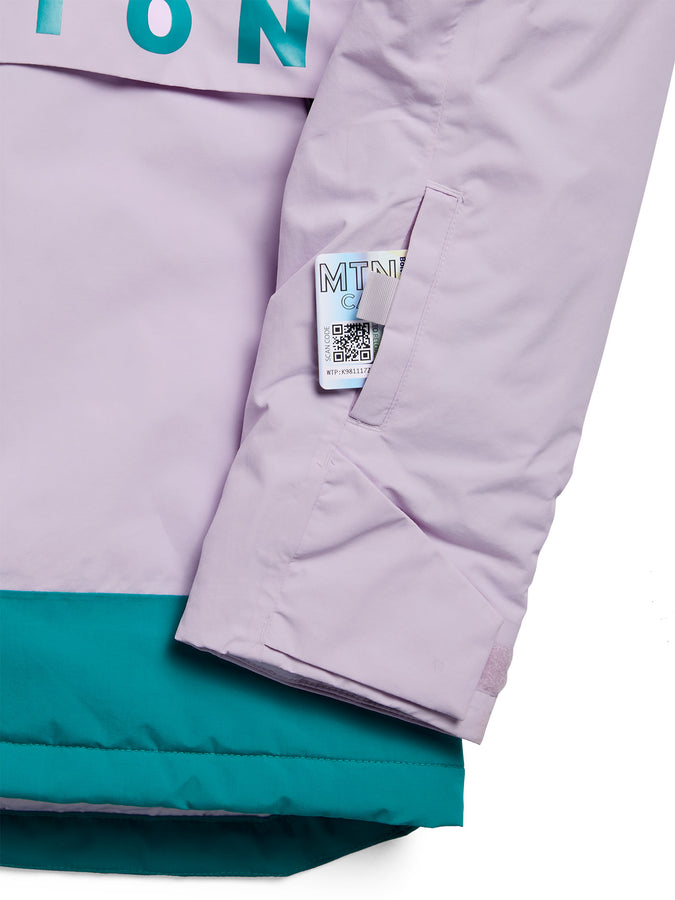 Burton Frostner 2L Anorak 2027 – Youth Insulated Jacket | MOONDST PRPLE/PACFC TEAL (E8L)
