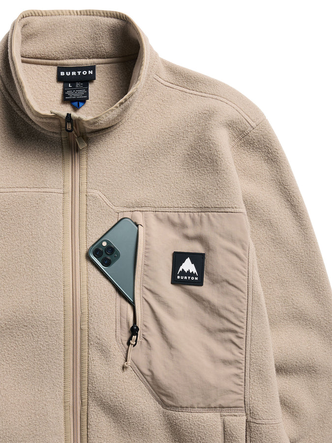Burton Cinder Full Zip Fleece Fall 2026 | SUMMIT TAUPE (AH2)