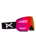 Anon M5 Black/Prcve Sunny Red + Cloudy + MFI Face Mask Goggle