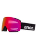 Anon M5 Black/Prcve Sunny Red + Cloudy + MFI Face Mask Goggle