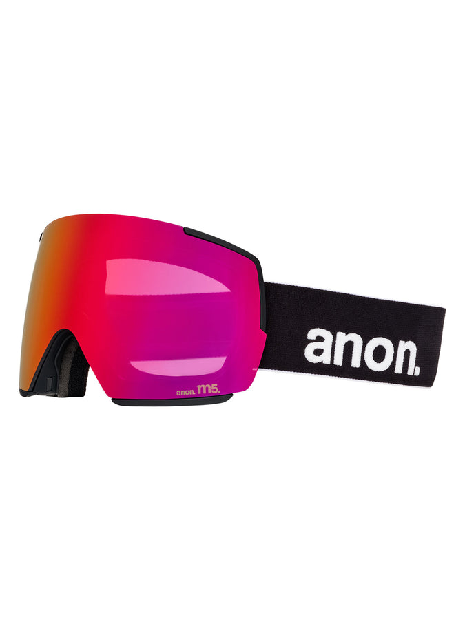 Anon M5 Black/Prcve Sunny Red + Cloudy + MFI Face Mask Goggle | BLACK/PRCV SUNNY RED (Z58)
