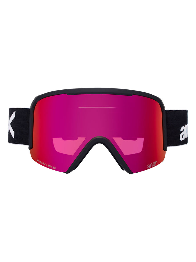 Anon Nesa Blk/Prcv Red + Prcv Burst + MFI Face Mask Goggle | BLACK/PRCV SUNNY RED (Z58)