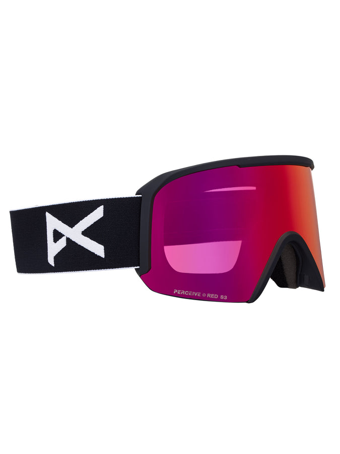 Anon Nesa Blk/Prcv Red + Prcv Burst + MFI Face Mask Goggle | BLACK/PRCV SUNNY RED (Z58)