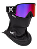 Anon Nesa Blk/Prcv Red + Prcv Burst + MFI Face Mask Goggle