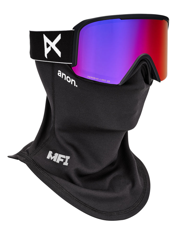 Anon Nesa Blk/Prcv Red + Prcv Burst + MFI Face Mask Goggle | BLACK/PRCV SUNNY RED (Z58)
