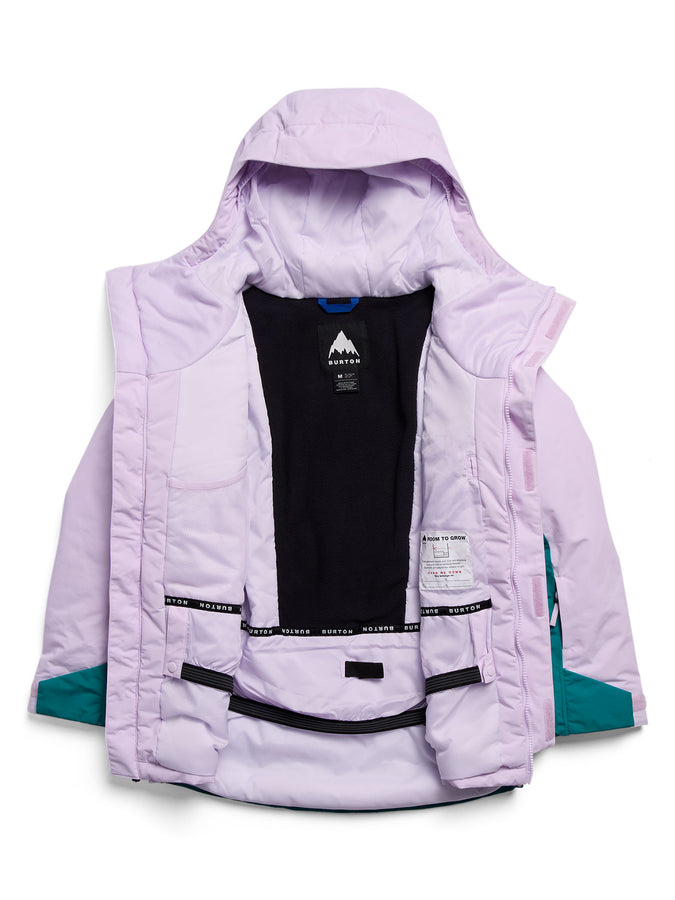 Burton Ascutney 2L 2027 – Youth Insulated Jacket (7-14) | MOONDUST PRPL/PACFC TEAL (E8L)