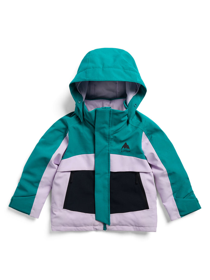 Burton Ascutney 2L Jacket 2027 – Kids Insulated (2-7) | PAC TL/MNDST PUR/TRU BLK (E4Y)