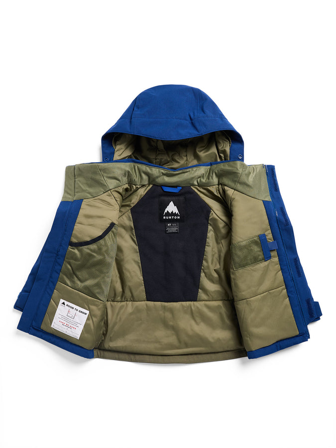 Burton Ascutney 2L Jacket 2027 – Kids Insulated (2-7) | TWILGHT BLUE/FOREST MOSS (E7D)