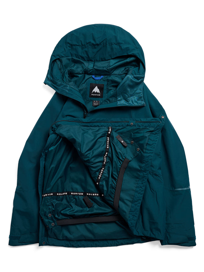Burton Reserve 2L Relaxed Anorak 2027 – Shell Jacket | ATLANTIC TEAL (E9K)