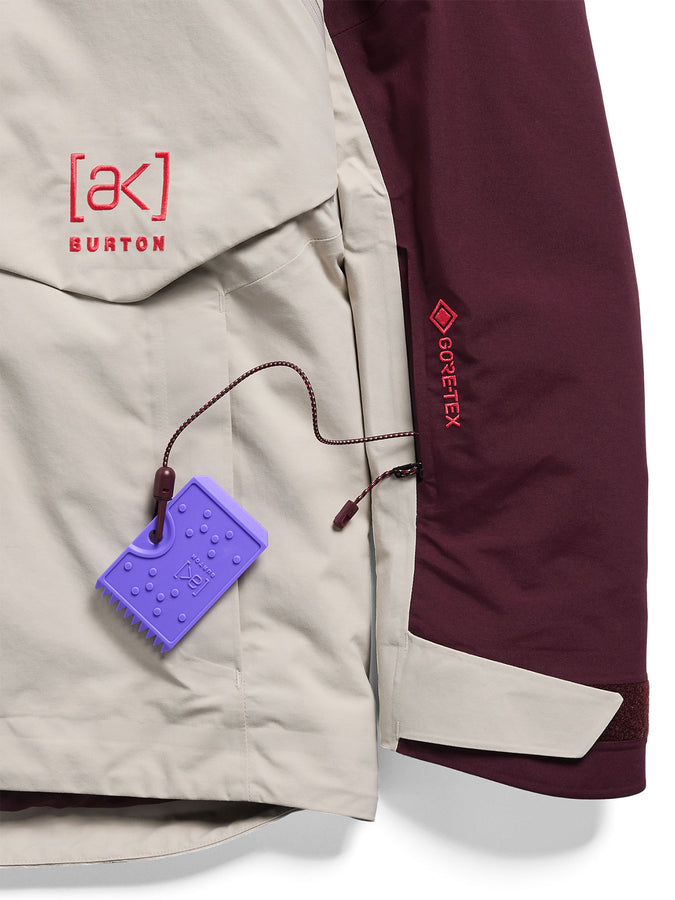 Burton [ak] Swash Synthetic GORE-TEX 2L 2027 – Women's | RUM RAISIN/CHNCHLLA GREY (EVG)