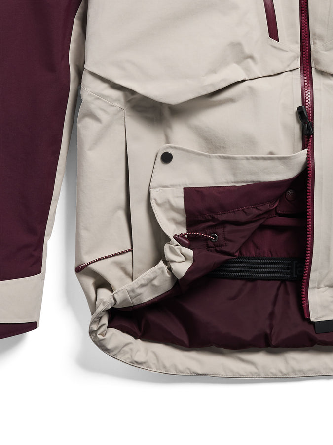 Burton [ak] Swash Synthetic GORE-TEX 2L 2027 – Women's | RUM RAISIN/CHNCHLLA GREY (EVG)