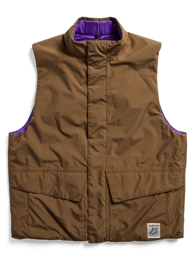 Burton Reversible Insulated Vest Winter 2027 | EARTH SHIP BROWN (FH2)