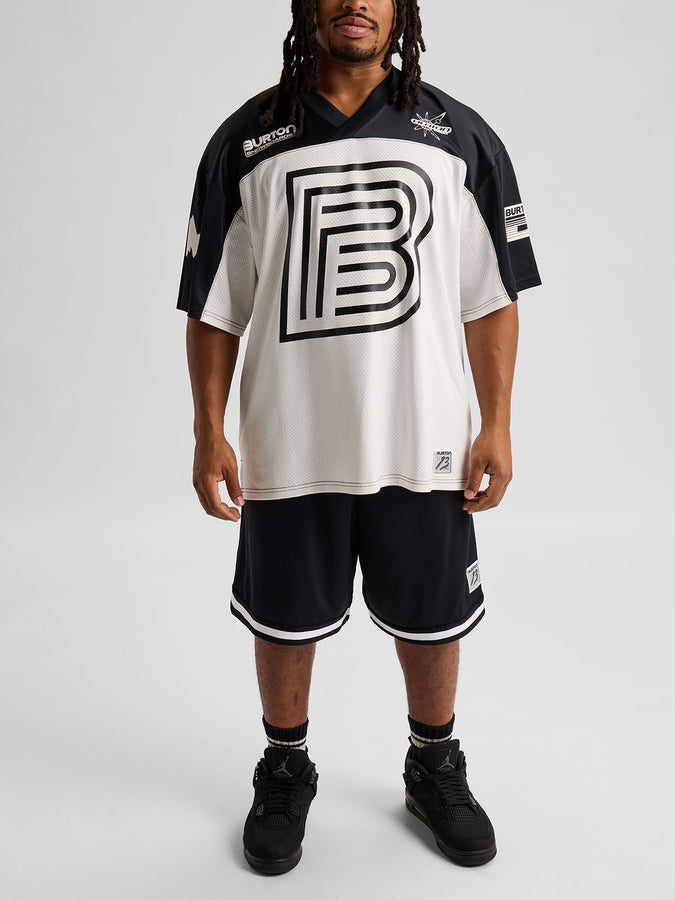 Burton Jersey T-Shirt Winter 2027 | STOUT WHITE/TRUE BLACK (H51)