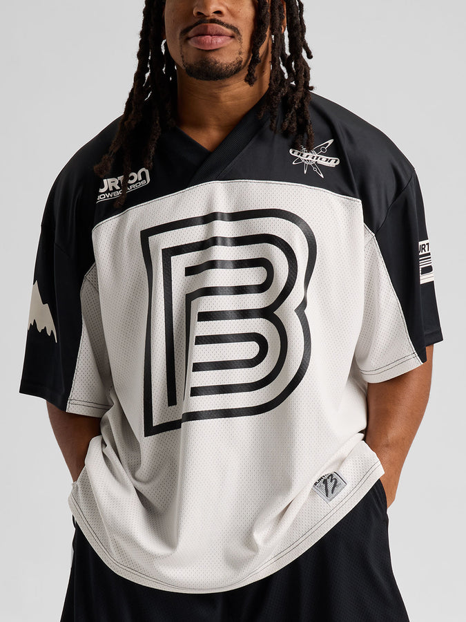 Burton Jersey T-Shirt Winter 2027 | STOUT WHITE/TRUE BLACK (H51)