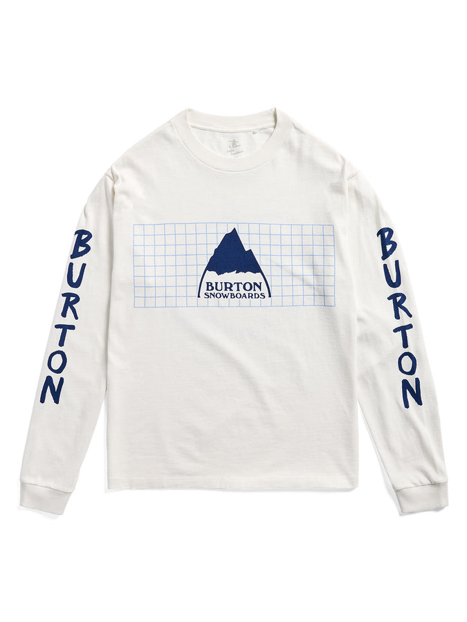 Burton 50th 83 Squared Long Sleeve T-Shirt Winter 2027 | STOUT WHITE (A26)