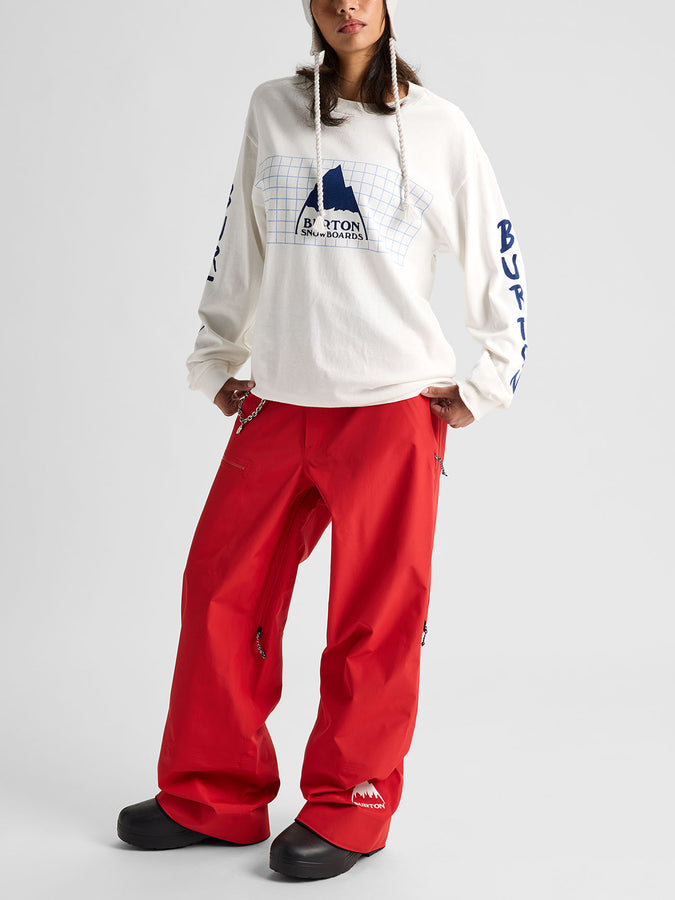 Burton 50th 83 Squared Long Sleeve T-Shirt Winter 2027 | STOUT WHITE (A26)