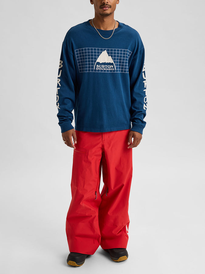 Burton 50th 83 Squared Long Sleeve T-Shirt Winter 2027 | SELVEDGE BLUE (E8E)