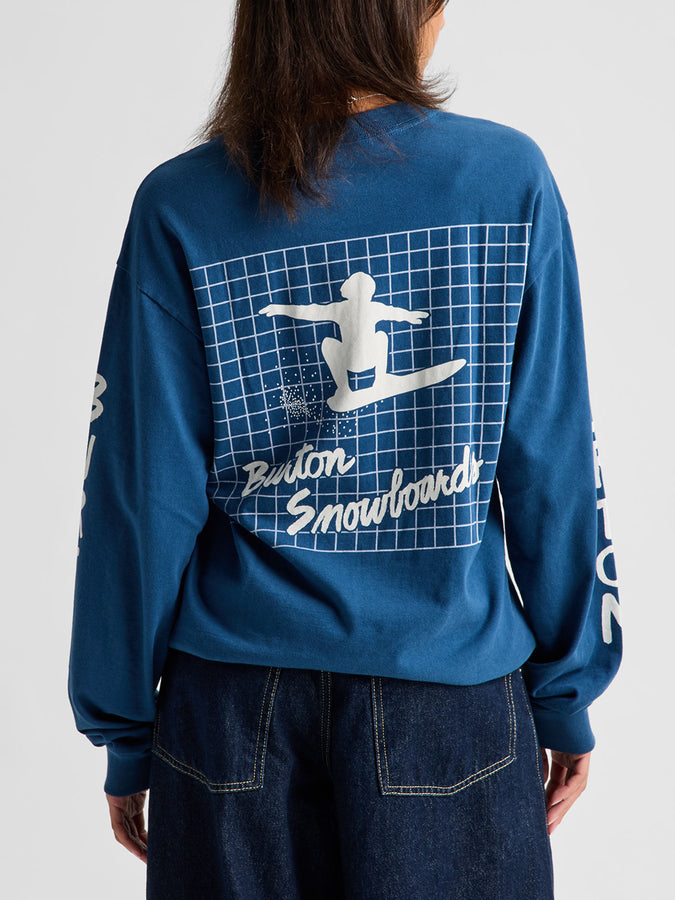 Burton 50th 83 Squared Long Sleeve T-Shirt Winter 2027 | SELVEDGE BLUE (E8E)