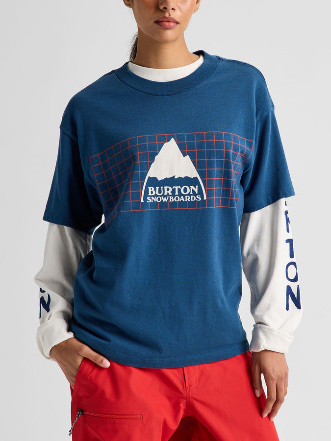 Burton 50th 83 Squared T-Shirt Winter 2027 | SELVEDGE BLUE (E8E)