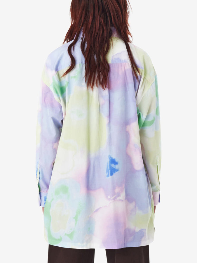 Obey Alyssa Soft Flower L/S Buttondown Shirt Spring 2024 | PASTEL MULTI (PST)