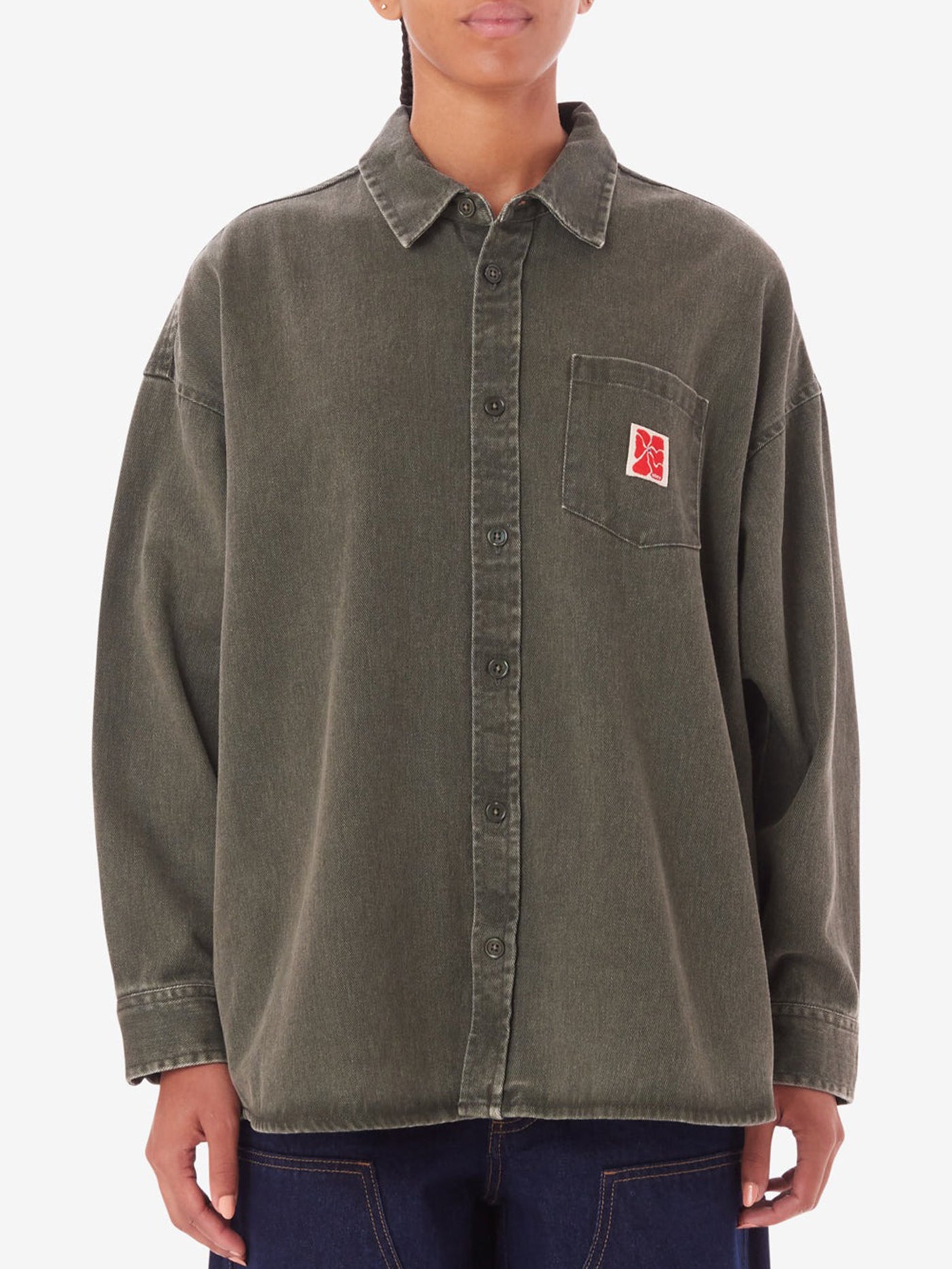 Obey Jones Long Sleeve Buttondown Shirt Fall 2024