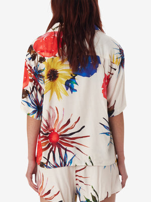 Obey Multi Flowers Short Sleeve Buttondown Shirt Spring 2024