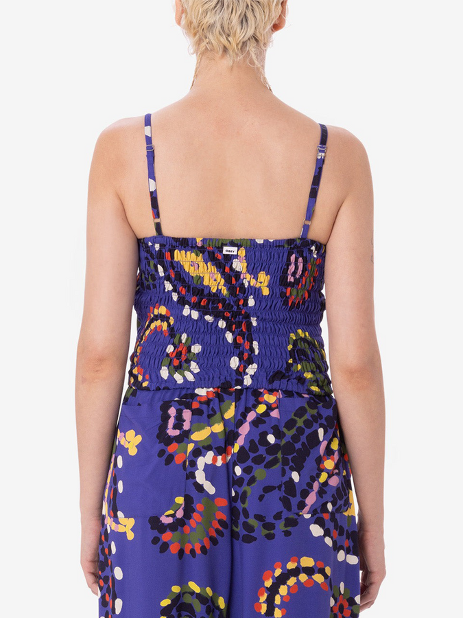 Obey Summer 2024 Paisly Works Tank Top | MAZARINE BLUE MUL (MZB)