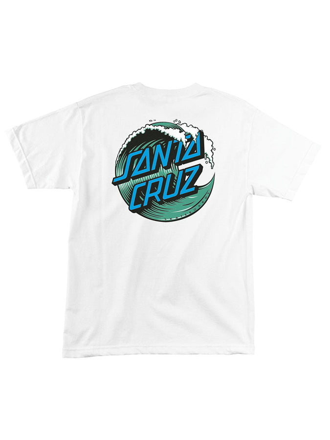 Santa Cruz Wave Dot T-Shirt | WHITE