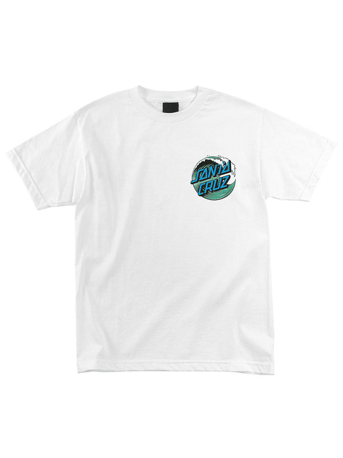 Santa Cruz Wave Dot T-Shirt | WHITE
