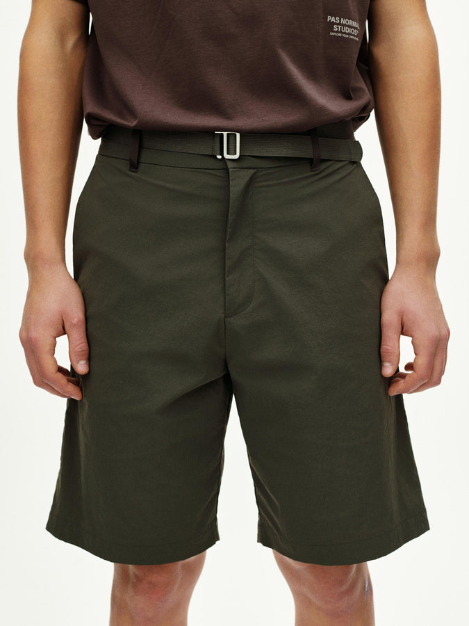 Pas Normal Studios Off-Race Light Tech Shorts Spring 2026 |DARK GREY