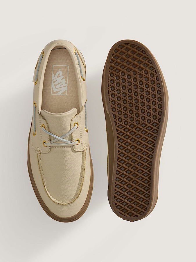 Vans 2-Eyelet Boat Leather Bronze Shoes Spring 2026 | LEATHER TAN (TAN)